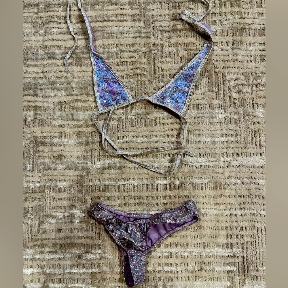 Polyester Rave Bikini Set